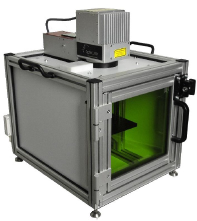 激光打标系统使用的电动聚焦可调镜头 EL-10-42-OF，以及用于快速 Z 轴聚焦的模拟控制器EL-E-OF-A